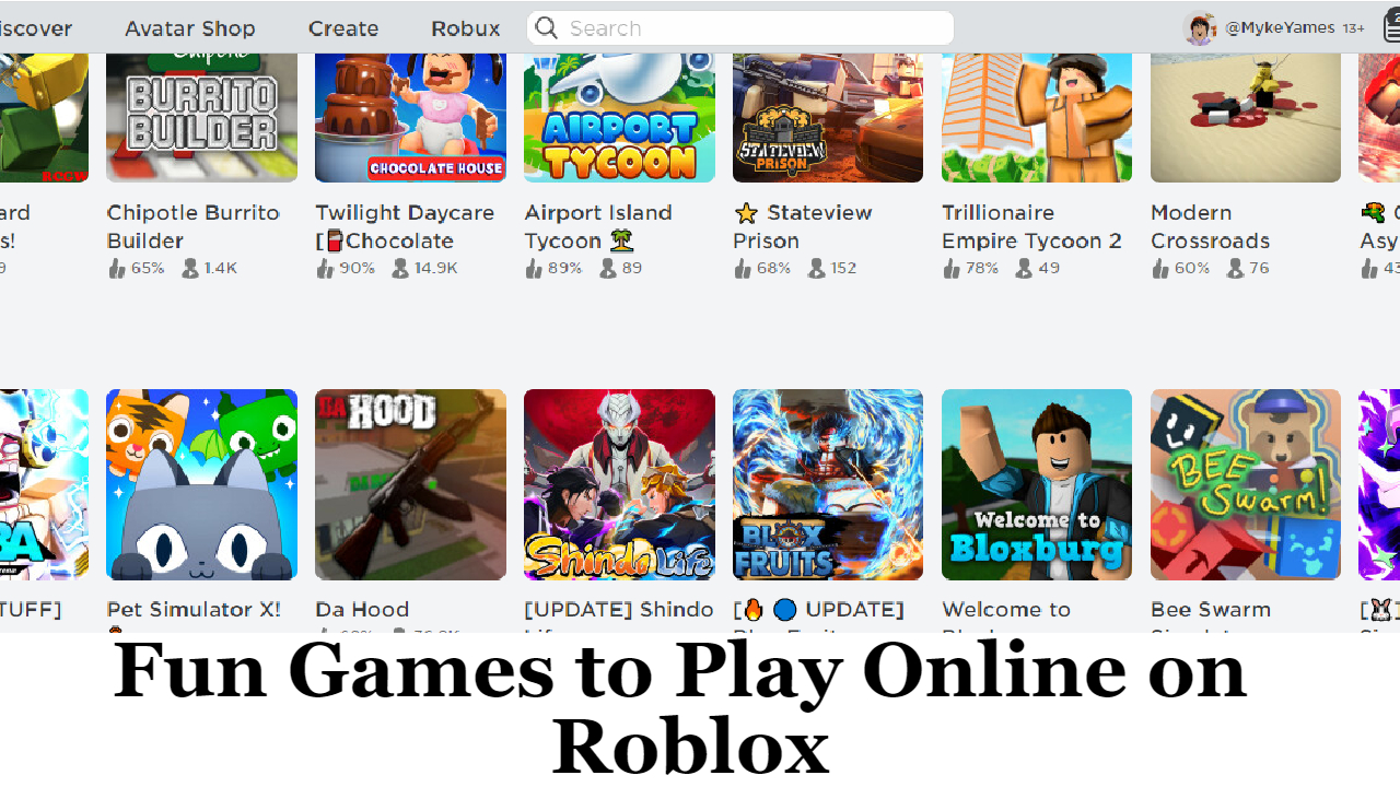 Best Roblox Games to Play Online